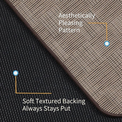 Chair Mat for Hardwood & Tile Floor, 36" x 48" Heavy Duty Office Chair Mat for Rolling Chairs, Anti Slip, Non-Curve, Floor Protector for Home Office, Brown Square