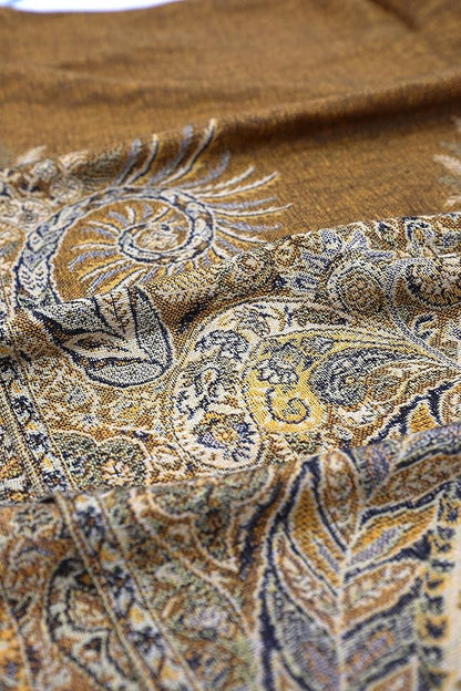 Achillea Big Paisley Pashmina Shawl Wrap for Women – Elegant Scarf for Weddings, Evening Dresses, Festivals & Daily Wear