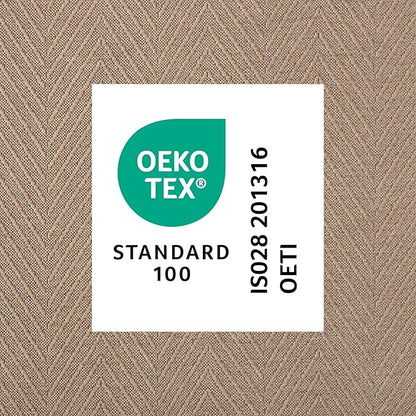 TOWN & COUNTRY BASICS Pax Herringbone Textured Solid Everwash® Washable Area Rug, Low Pile, Non-Slip Backing, Easy Clean Pet & Family Friendly Rug, Brown, 7'10"x10'2"