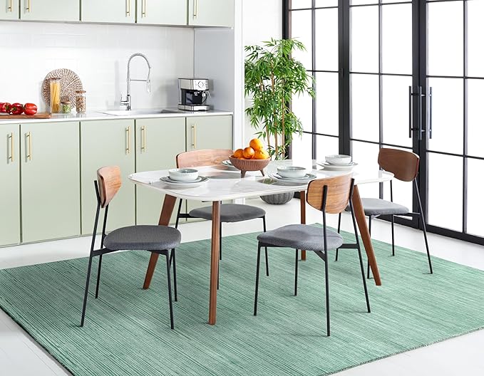 SAFAVIEH Area Rug 10x14 - Vision Collection - Large - Light Green, Modern Ombre Design, Non-Shedding & Easy to Clean, Ideal for Living Room, Bedroom, Dining Space (VSN606X)