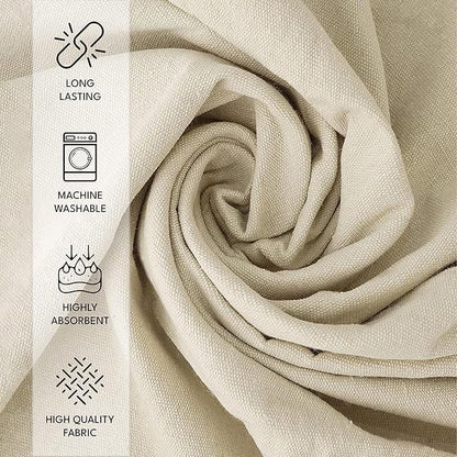 ZUPERIA Canvas Drop Cloth for Painting (Size 4' x10' Feet Pack of 4) Painters Drop Cloth for Painting, Furniture & Floor Protection, All Purpose Thick Canvas tarp with Double Stitched Edges
