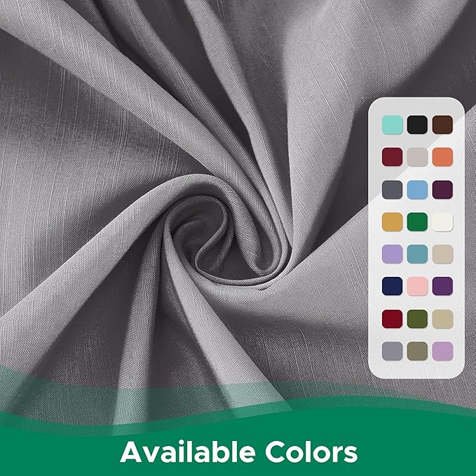 Biscaynebay Wrap Around Bed Skirts for Full & Full XL Beds 17" Drop, Silver Grey Adjustable Elastic Dust Ruffles Easy Fit Wrinkle & Fade Resistant Silky Luxurious Fabric Solid Machine Washable