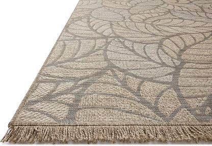 Loloi Dawn Collection Indoor/Outdoor DAW-05 Taupe 7'-8" x 10' Area Rug