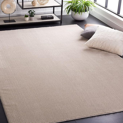 SAFAVIEH Revive Collection Accent Rug - 2'7" x 5', Beige, Solid Design, Non-Shedding & Easy Care, Ideal for High Traffic Areas in Entryway, Living Room, Bedroom (REV102B)