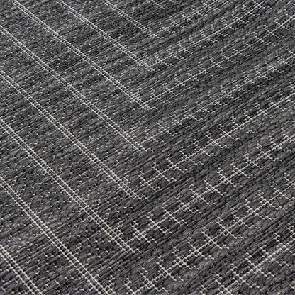 Adiva Rugs Outdoor Indoor Area Rug, Weather Resistant, Easy to Clean, Stain Resistant Floor Mat for Dining Room, Backyard, Deck, Patio (Pebble Weiss, 5' x 7')