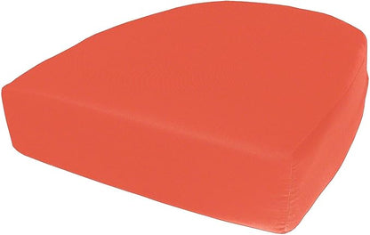 Cushion Source Rounded Back Seat Cushion, 19.5" x 20" x 5" deep Indoor and Outdoor Durable seat Cushion Made with Fade Resistant Sunbrella Fabric, Hidden Zipper, Sunbrella Melon