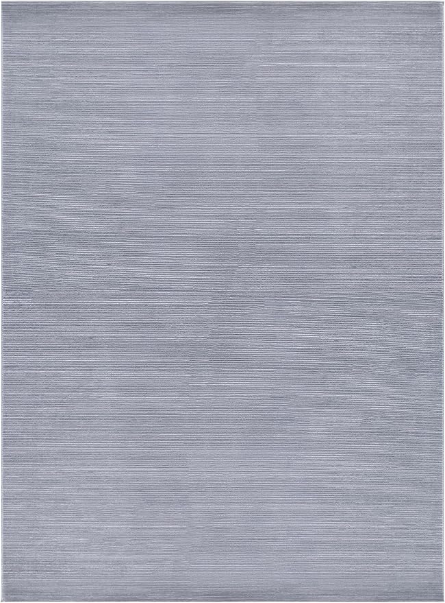 SAFAVIEH Area Rug 8x10 - Vision Collection - Large - Silver, Modern Ombre Design, Non-Shedding & Easy to Clean, Ideal for Living Room, Bedroom, Dining Space (VSN606G)