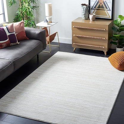 SAFAVIEH Vision Collection Area Rug - 5'1" x 7'6", Ivory, Modern Ombre Design, Non-Shedding & Easy to Clean, Ideal for Living Room, Bedroom, Dining Space (VSN606J)