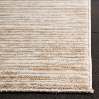 SAFAVIEH Area Rug 4x6 - Vision Collection - Cream, Modern Ombre Design, Non-Shedding & Easy to Clean, Ideal for Living Room, Bedroom, Dining Space (VSN606F)