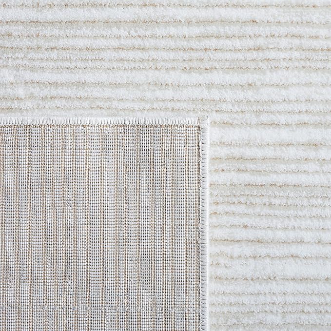 SAFAVIEH Vision Collection Runner Rug - 2'2" x 22', Ivory, Modern Ombre Design, Non-Shedding & Easy to Clean, Ideal for Foyer, Hallway, Bedroom (VSN606J)