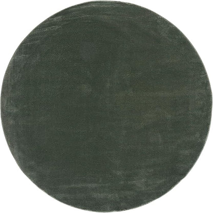 SAFAVIEH Revive Collection Area Rug - 8' Round, Green, Solid Design, Ideal for The Living Room, Bedroom, Dining Room (REV102Y-8R)