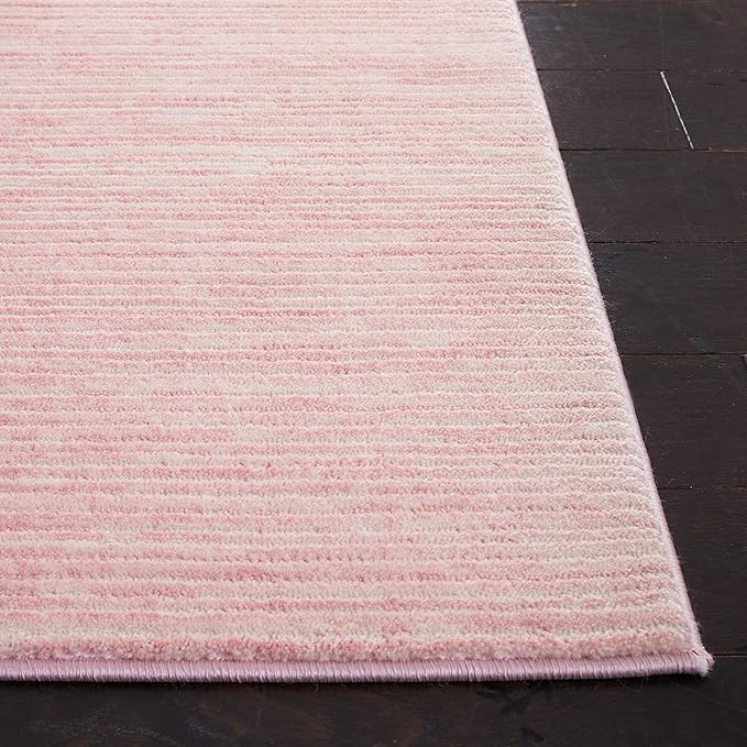 SAFAVIEH Vision Collection Area Rug - 5'1" x 7'6", Pink, Modern Ombre Design, Non-Shedding & Easy to Clean, Ideal for Living Room, Bedroom, Dining Space (VSN606U)