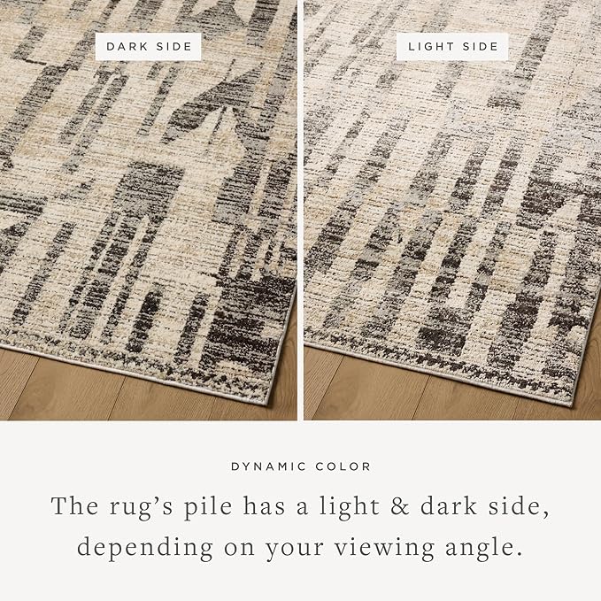 Loloi Jeremiah Brent Bleecker Collection BLE-03 Beige/Stone 2'-7" x 10'-0" Runner Rug