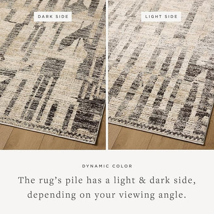 Loloi Jeremiah Brent Bleecker Collection BLE-03 Beige/Stone 2'-7" x 8'-0" Runner Rug