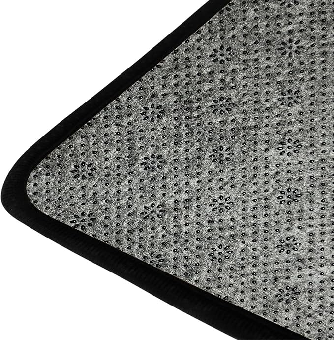 9CH Abstract Leopard Area Rug 7' X 5' Black Brown Animal Skin Print Floor Carpet Non-Slip Soft Modern Rugs for Girls Bedroom Office Dining Room Living Room