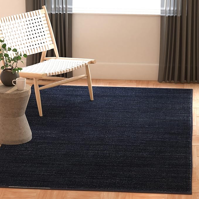 SAFAVIEH Area Rug 3x5 - Vision Collection - Navy, Modern Ombre Design, Non-Shedding & Easy to Clean, Ideal for Foyer, Entryway, Bedroom, Accent Space (VSN606N)