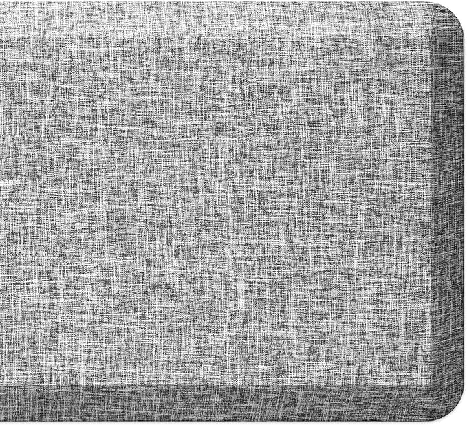 Anti Slip 3/4 inchs Anti Fatigue Kitchen Floor Mat, Ergonomic Comfort Standing Mat, Waterproof Kitchen Runner for Home, Kitchen, Office, Laundry, Garage (Light Gray, 20" x 32" -0.75")