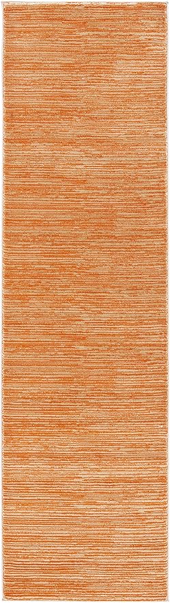 SAFAVIEH Vision Collection Runner Rug - 2'2" x 6', Orange, Modern Ombre Design, Non-Shedding & Easy to Clean, Ideal for Entryway, Foyer, Bedroom (VSN606P)