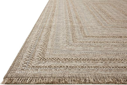 Loloi Dawn Collection Indoor/Outdoor DAW-01 Natural 3'-9" x 5'-9" Accent Rug