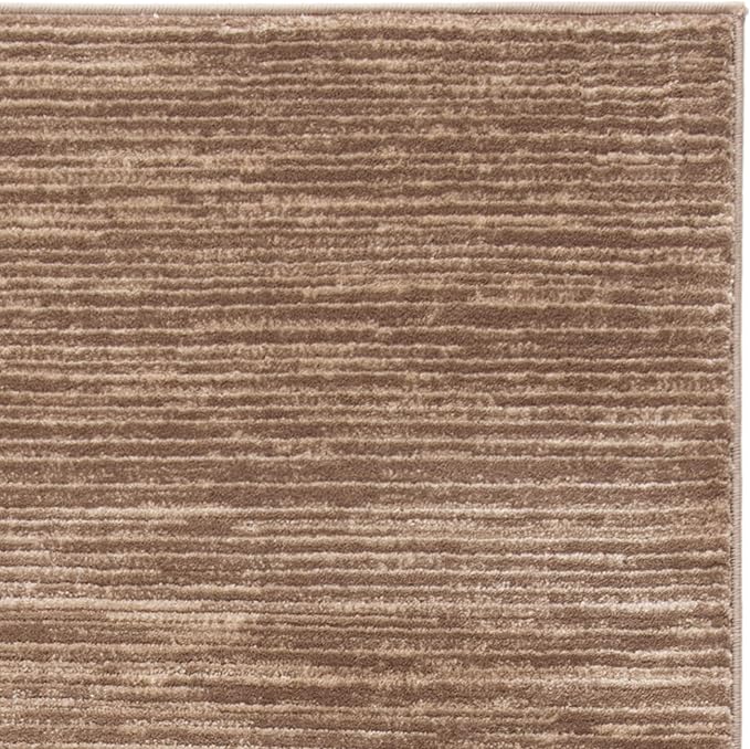 SAFAVIEH Vision Collection Area Rug - 5'1" x 7'6", Light Brown, Modern Ombre Design, Non-Shedding & Easy to Clean, Ideal for Living Room, Bedroom, Dining Space (VSN606C)