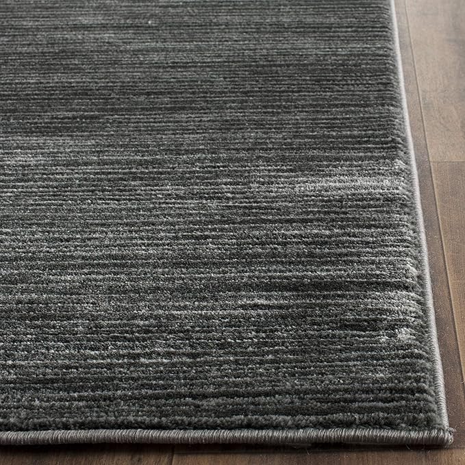 SAFAVIEH Vision Collection Runner Rug - 2'2" x 8', Grey, Modern Ombre Design, Non-Shedding & Easy to Clean, Ideal for Entryway, Foyer, Bedroom, Hallway (VSN606D)