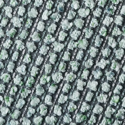 Striped Euro Sham Pillow Covers 26x26 Set of 2 Green Textured Boucle Chic Morden Boho Accent Farmhouse Square Decorative Couch Throw Pillow Covers for Home Decor Bed Sofa Living Room