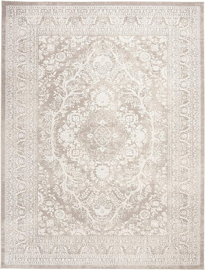 SAFAVIEH Area Rug 11x15 - Reflection Collection - Large - Beige & Cream, Non-Shedding & Easy Cleaning, Ideal for Living Room, Bedroom, Dining Space (RFT668A)