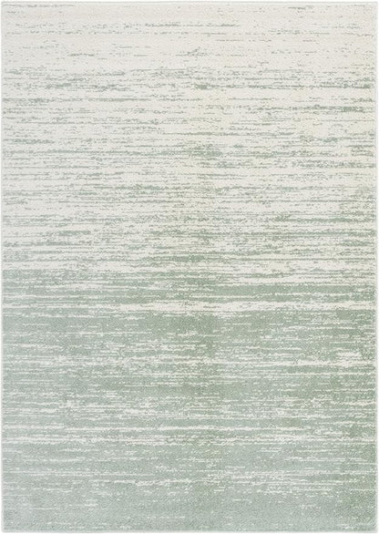 SAFAVIEH Adirondack Collection Area Rug - 5'1" x 7'6", Sage & Ivory, Modern Ombre Design, Non Shedding & Easy to Clean, Ideal for Living Room, Bedroom, Office, Dining Space (ADR113X)