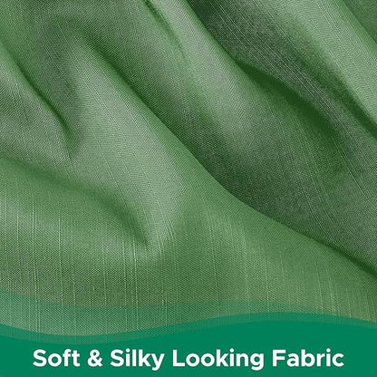 Biscaynebay Wrap Around Bed Skirts for Full & Full XL Beds 15" Drop, Sage Adjustable Elastic Dust Ruffles Easy Fit Wrinkle & Fade Resistant Silky Luxurious Fabric Machine Washable
