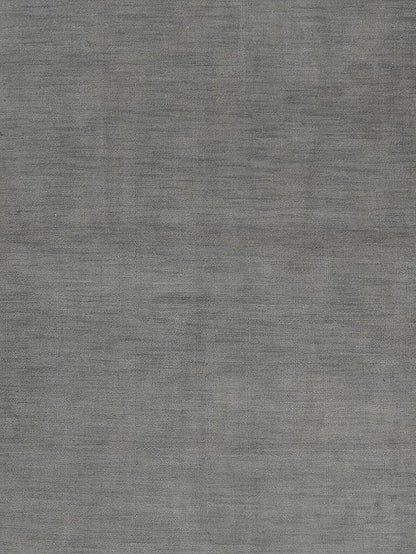 Hand Knotted Loom Wool ECO-Friendly Area Rugs - 10'x10', Octagon, Light Blue Color, Solid Plain Design, High Pile Handmade Anti Skid Area Rugs for Living Room, Bed Room (L00111)