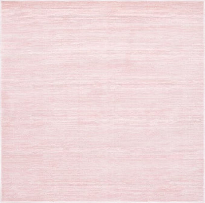 SAFAVIEH Vision Collection Area Rug - 8' Square, Pink, Modern Ombre Design, Non-Shedding & Easy to Clean, Ideal for Living Room, Bedroom, Dining Space (VSN606U)