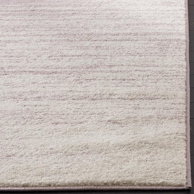 SAFAVIEH Adirondack Collection Runner Rug - 2'6" x 14', Cream & Purple, Modern Ombre Design, Non Shedding & Easy to Clean, Ideal for Hallway, Foyer, Kitchen, Entryway, Bedroom (ADR113L)