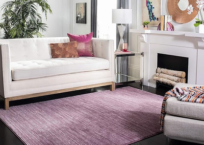 SAFAVIEH Area Rug 8x10 - Vision Collection - Large - Grape Purple , Modern Ombre Design, Non-Shedding & Easy to Clean, Ideal for Living Room, Bedroom, Dining Space (VSN606A)