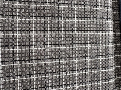 OctoRose 3 Side Zipper Upholstery Checked-Grey, Twin Size Futon Cover Sofa DayBed Mattress Slipcover (Checked-Grey, Twin Size)