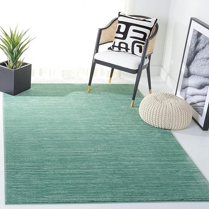 SAFAVIEH Area Rug 6x9 - Vision Collection - Light Green, Modern Ombre Design, Non-Shedding & Easy to Clean, Ideal for Living Room, Bedroom, Dining Space (VSN606X)