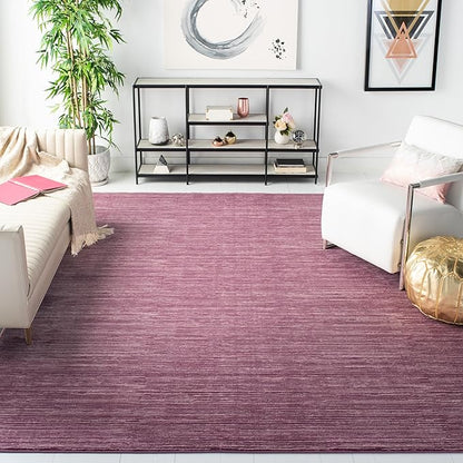 SAFAVIEH Area Rug 8x10 - Vision Collection - Large - Grape Purple , Modern Ombre Design, Non-Shedding & Easy to Clean, Ideal for Living Room, Bedroom, Dining Space (VSN606A)