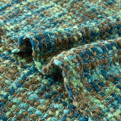 Multi-Color Green Cable Knitted Throw Blanket for Couch,60"X80" Boho Style Textured Blankets for Home Decor,Super Soft Warm Cozy Chunky Knit Blanket with Decorative Tassels for Bed and Sofa