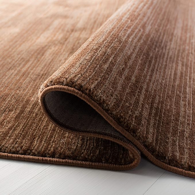 SAFAVIEH Area Rug 10x14 - Vision Collection - Large - Brown, Modern Ombre Design, Non-Shedding & Easy to Clean, Ideal for Living Room, Bedroom, Dining Space (VSN606E)