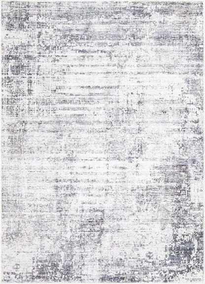 Bloom Rugs Washable Non-Slip 2' x 3' Rug - Gray/Charcoal/Blue Modern Abstract Area Rug for Living Room, Bedroom, Dining Room, and Kitchen - Exact Size: 2' x 3'