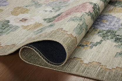 Loloi Rifle Paper Co. Rosa Collection RSA-02 Cream/Multi 2'-0" x 5'-0" Accent Rug