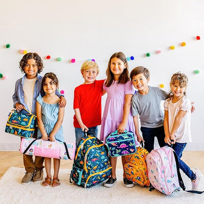 Wildkin Kids Original Nap Mat – Cozy Kids Sleep Mat with Pillow, Ideal for School & Travel - Sharks