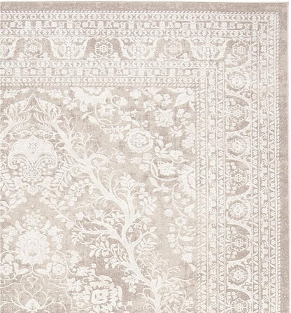 SAFAVIEH Area Rug 4x6 - Reflection Collection - Beige & Cream, Non-Shedding & Easy Cleaning, Ideal for Entryway, Living Room, Bedroom (RFT668A)