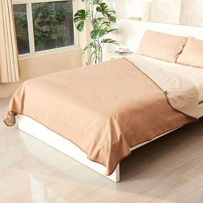 Catalonia Waterproof Blanket for Bed, Reversible Fleece Couch Sofa Furniture Protector, Leak Proof Dog Blankets