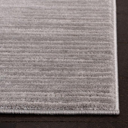 SAFAVIEH Vision Collection Accent Rug - 2'2" x 4', Silver, Modern Ombre Design, Non-Shedding & Easy to Clean, Ideal for Entryway, Foyer, Bedroom (VSN606G)