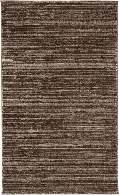SAFAVIEH Area Rug 3x5 - Vision Collection - Brown, Modern Ombre Design, Non-Shedding & Easy to Clean, Ideal for Foyer, Entryway, Bedroom, Accent Space (VSN606E)