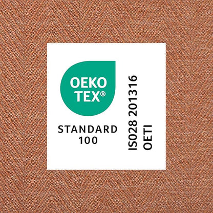 TOWN & COUNTRY BASICS Pax Herringbone Textured Solid Everwash® Washable Runner Area Rug, Low Pile, Non-Slip Backing, Easy Clean Pet & Family Friendly Rug, Rust, 2'5"x7'10"