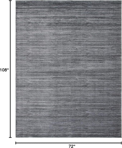 SAFAVIEH Area Rug 6x9 - Vision Collection - Grey, Modern Ombre Design, Non-Shedding & Easy to Clean, Ideal for Living Room, Bedroom, Dining Space (VSN606D)