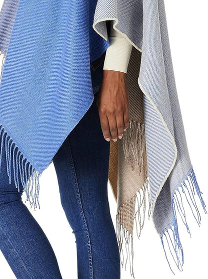 Breezy Lane Women's Shawl Wraps Warm Poncho Ruana Wrap Cardigan