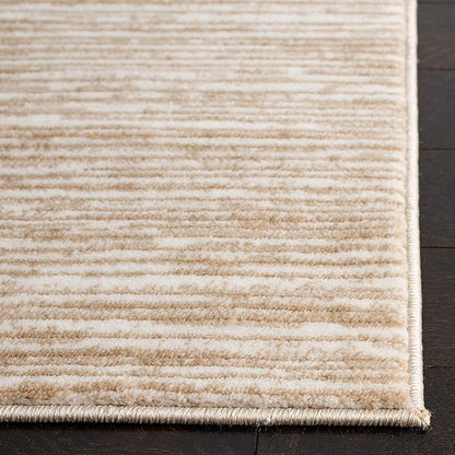 SAFAVIEH Area Rug 4x6 - Vision Collection - Cream, Modern Ombre Design, Non-Shedding & Easy to Clean, Ideal for Living Room, Bedroom, Dining Space (VSN606F)