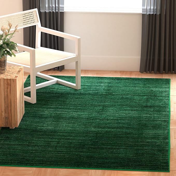 SAFAVIEH Area Rug 11x15 - Vision Collection - Large - Dark Green, Modern Ombre Design, Non-Shedding & Easy to Clean, Ideal for Living Room, Bedroom, Dining Space (VSN606Y)